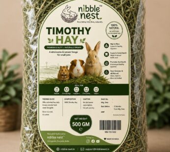 Nibble Nest Premium Timothy Hay for Guinea Pigs – 1 KG